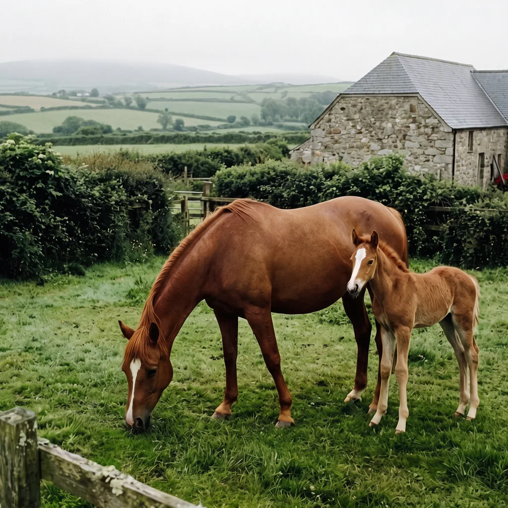 Élevage de chevaux au Élevage d'Ol, Cressensac-Sarrazac